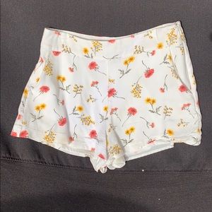 Floral Cotton Shorts